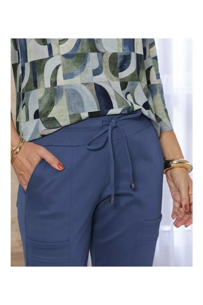 Calça Paola Feminina Malha Estruturada Serak 1
