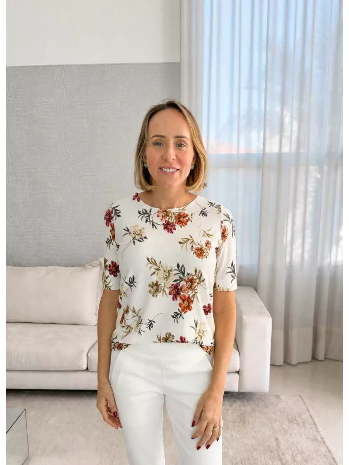 Blusa Heloísa Estampada em Malha 1