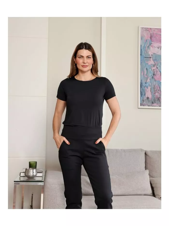 Blusa Fernanda preta em Fluity 1