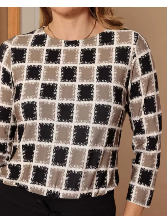 Blusa Tayla Estampa Geométrica 1