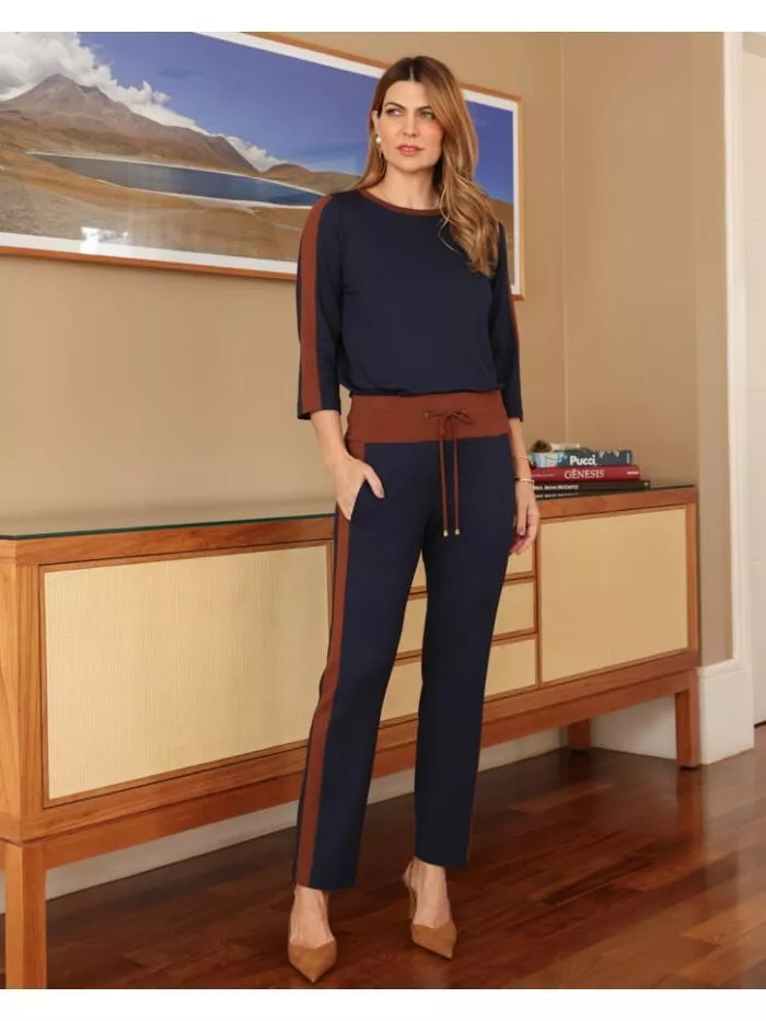 Conjunto Cris Galáxia Feminino em Malha 1