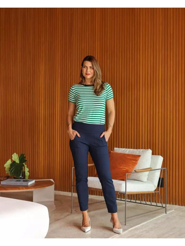 Calça Joyce Azul Marinho 1