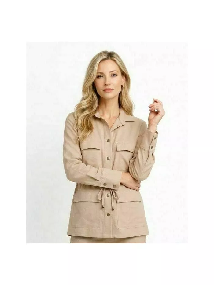 Parka Aline Feminina em Linho 1
