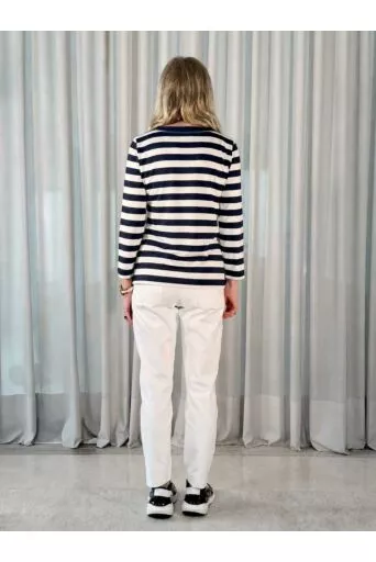 Blusa Cristina Listrada em Malha 1