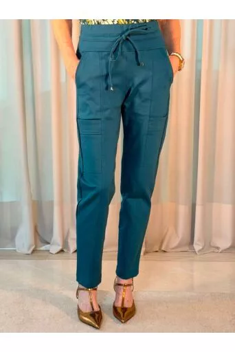 Calça Paola Verde em Malha 1