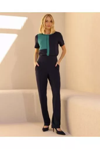 Conjunto Letícia Blusa e Calça em Malha 1