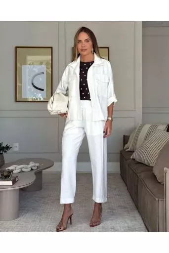 Jaqueta Paula Alfaiataria OFF White 1