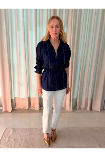 Parka Louise Cor Marinho 1