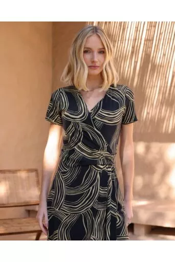 Vestido Laura Estampado em Malha Fria 1