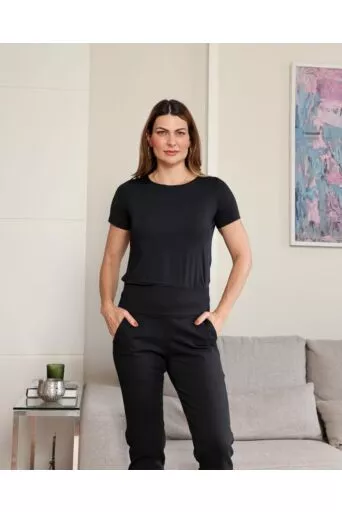 Blusa Fernanda preta em Fluity 1