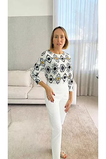 Blusa Karen Estampada em Malha 1