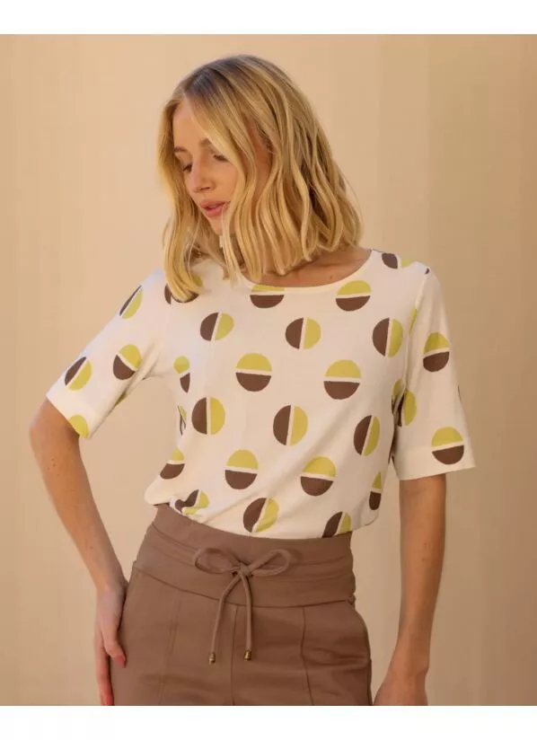 Blusa Antonella Estampada em Malha 1