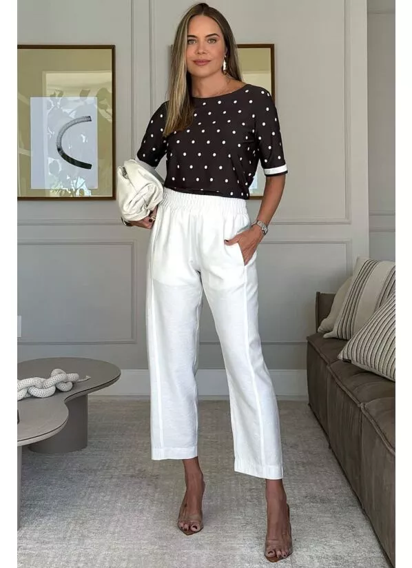 Blusa Brenda em Malha Fria Poá 3
