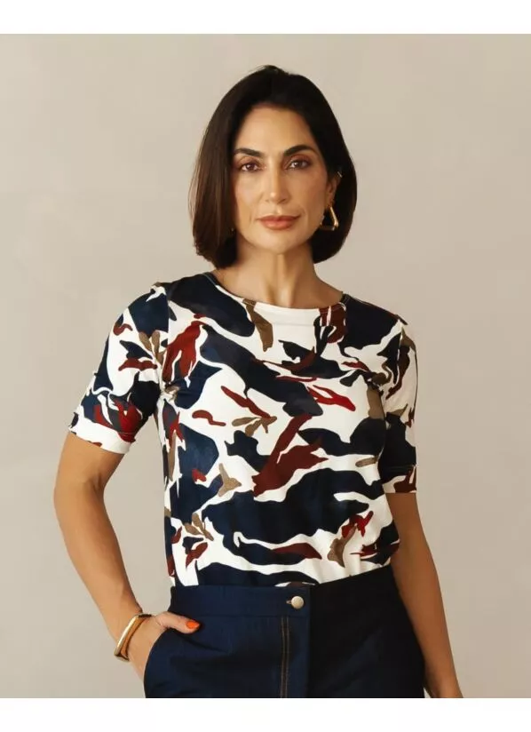 Blusa Gláucia Estampada 2