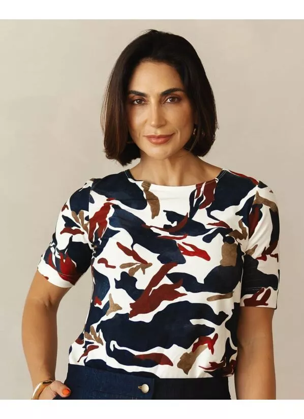Blusa Gláucia Estampada 1
