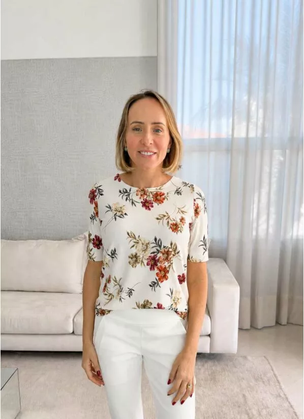Blusa Heloísa Estampada em Malha 1