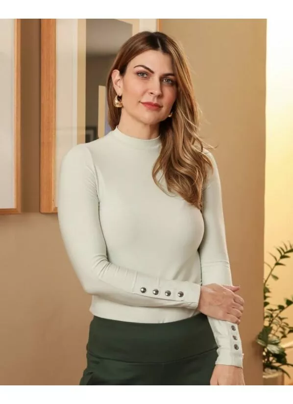 Blusa Stephanie em malha chá 1