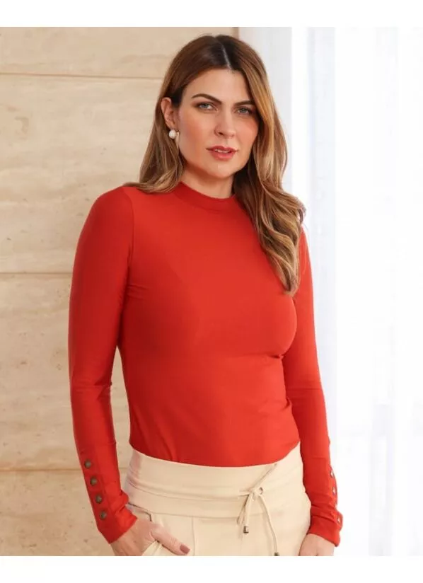 Blusa Stephanie EM MALHA CURCUMA 1