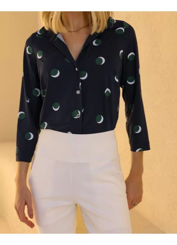 Camisa Lucimara Estampada em Malha Fria 3