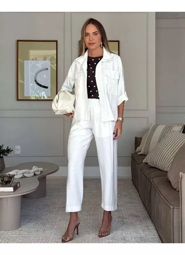 Jaqueta Paula Alfaiataria OFF White 1