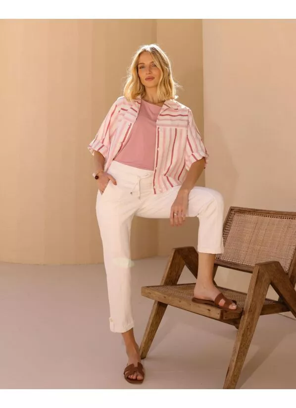 Regata Evelyn Rosé Malha Fria 2
