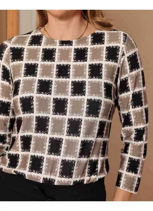 Blusa Tayla Estampa Geométrica 1