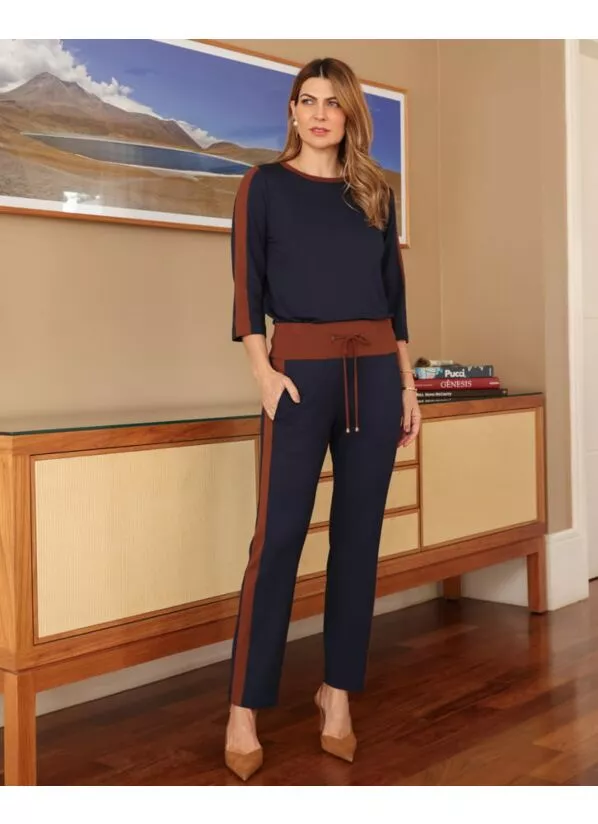 Conjunto Cris Galáxia Feminino em Malha 1