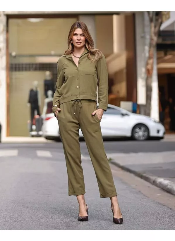Conjunto Lívia Verde Militar 1
