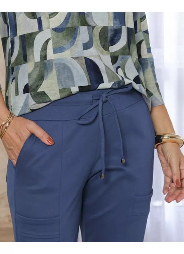 Calça Paola Feminina Malha Estruturada Serak 2