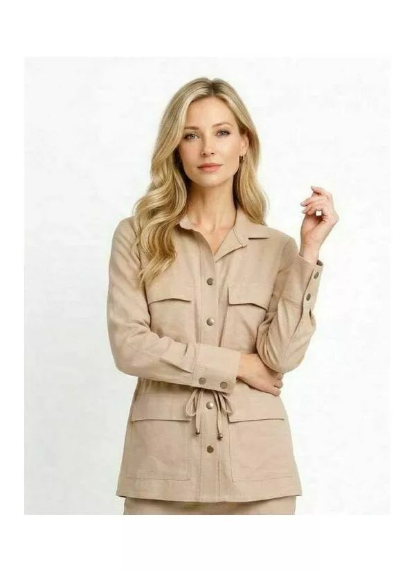 Parka Aline Feminina em Linho 1