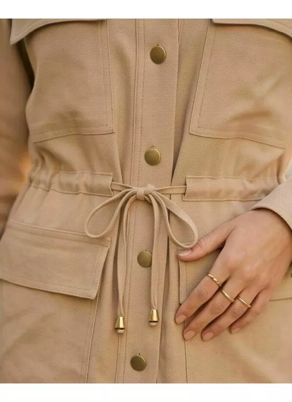 Parka Aline Feminina em Linho 3